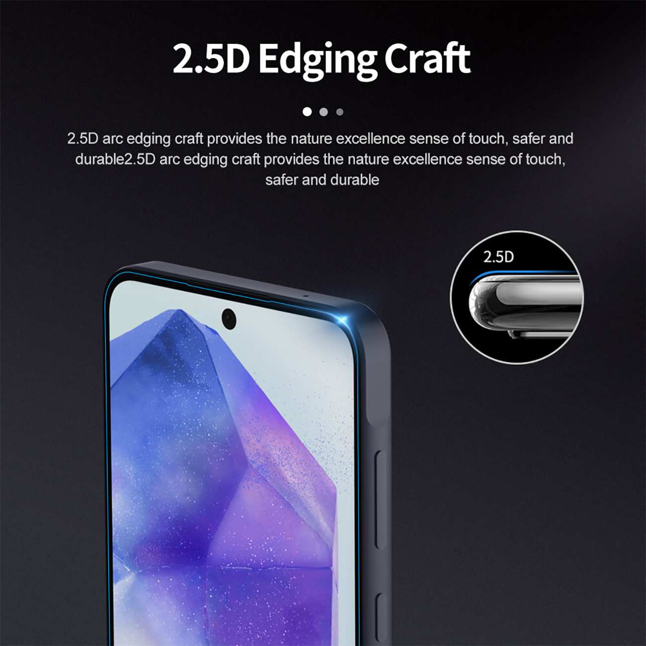 گلس گوشی گلکسی آ55 سامسونگ نیلکین Amazing H+ Pro