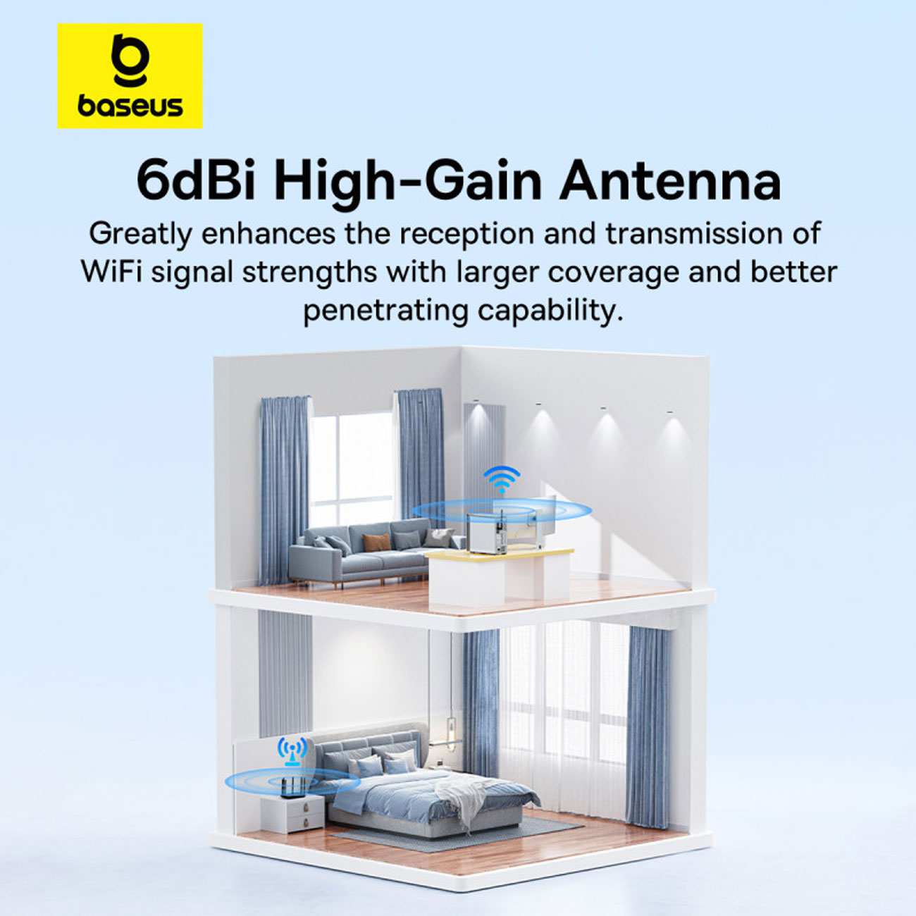 دانگل وای فای 150 مگابیت بر ثانیه بیسوس B01317600111-00 BS-OH171