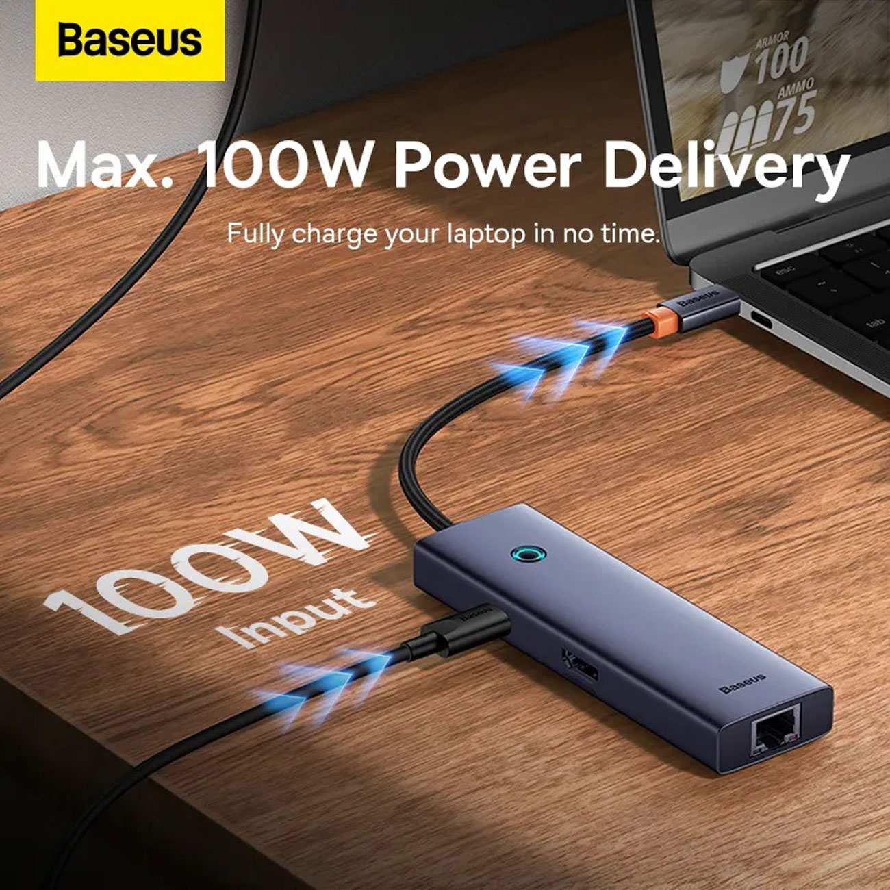 هاب تایپ سی 6 پورت بیسوس B00052802811-00 BS-OH151