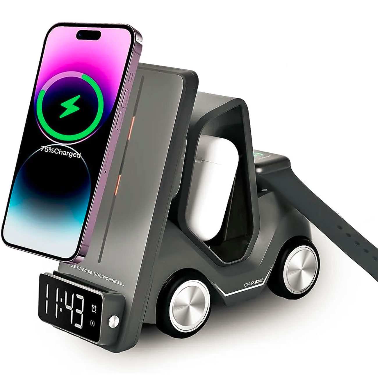 شارژر وایرلس رومیزی 18 وات چند کاره T20