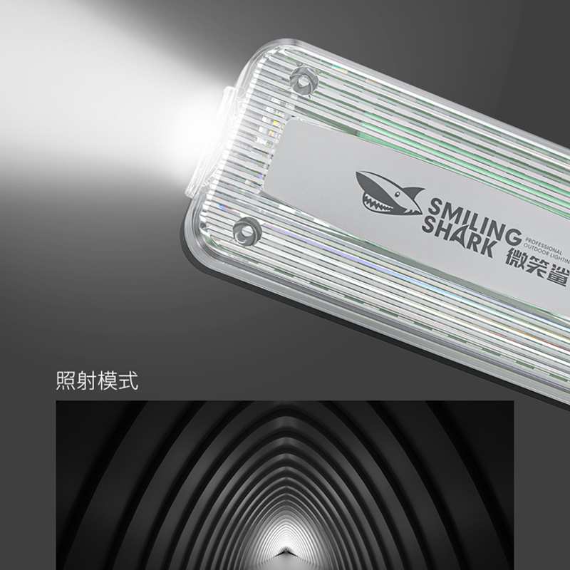 چراغ پلیسی اسمایلینگ شارک JD-008 با نور قرمز و آبی