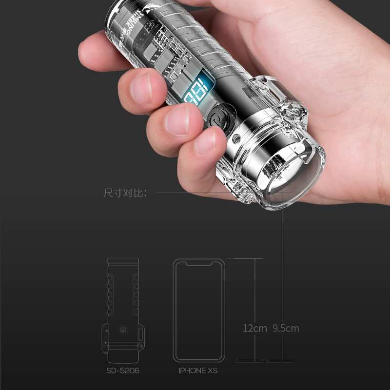 چراغ قوه و فندک الکتریکی اسمایلینگ شارک SD-5206