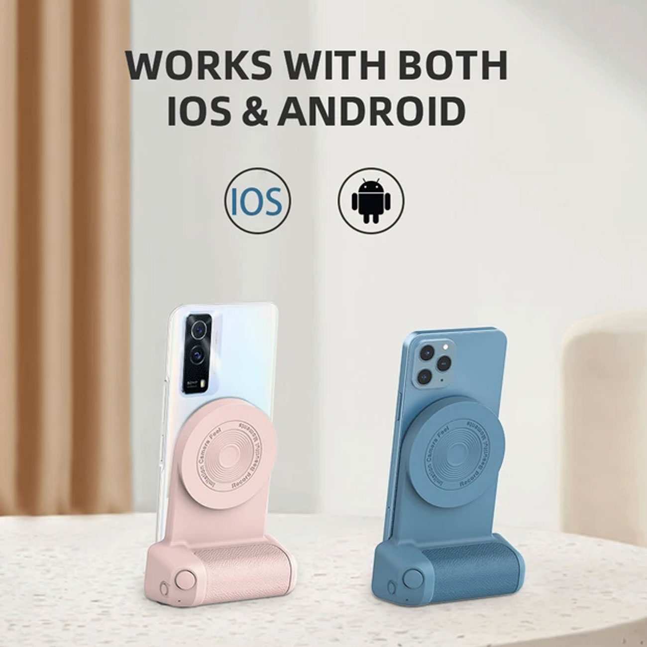 هولدر موبایل رومیزی مگنتی شاتردار بلوتوثی Shutter Holder