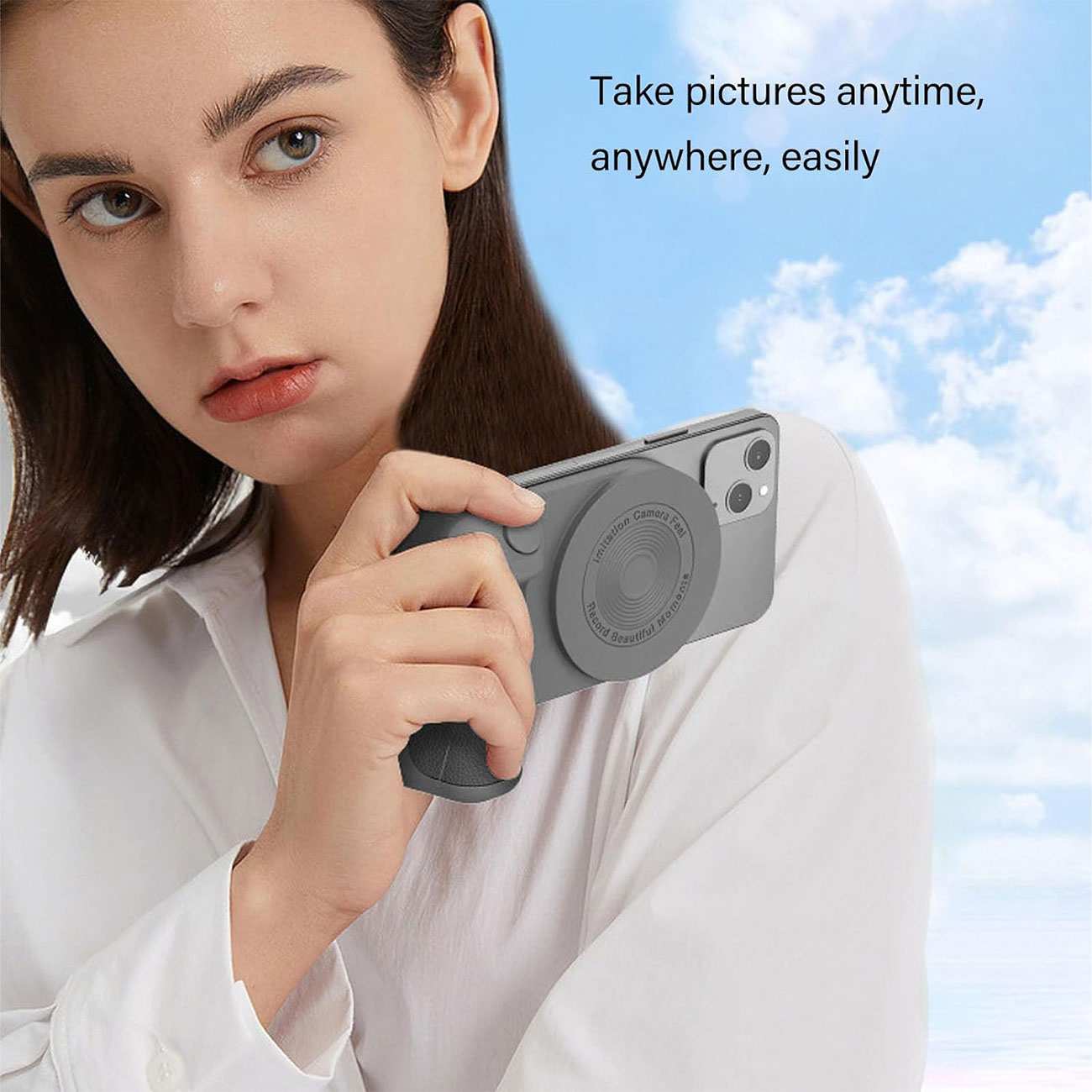 هولدر موبایل رومیزی مگنتی شاتردار بلوتوثی Shutter Holder