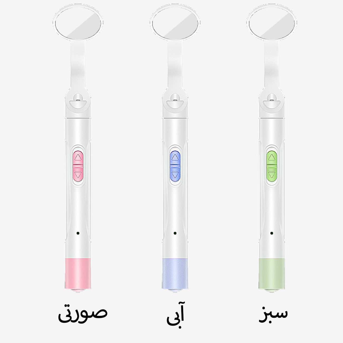 آینه دندان پزشکی دارای چراغ اسمایلینگ شارک SD-1024