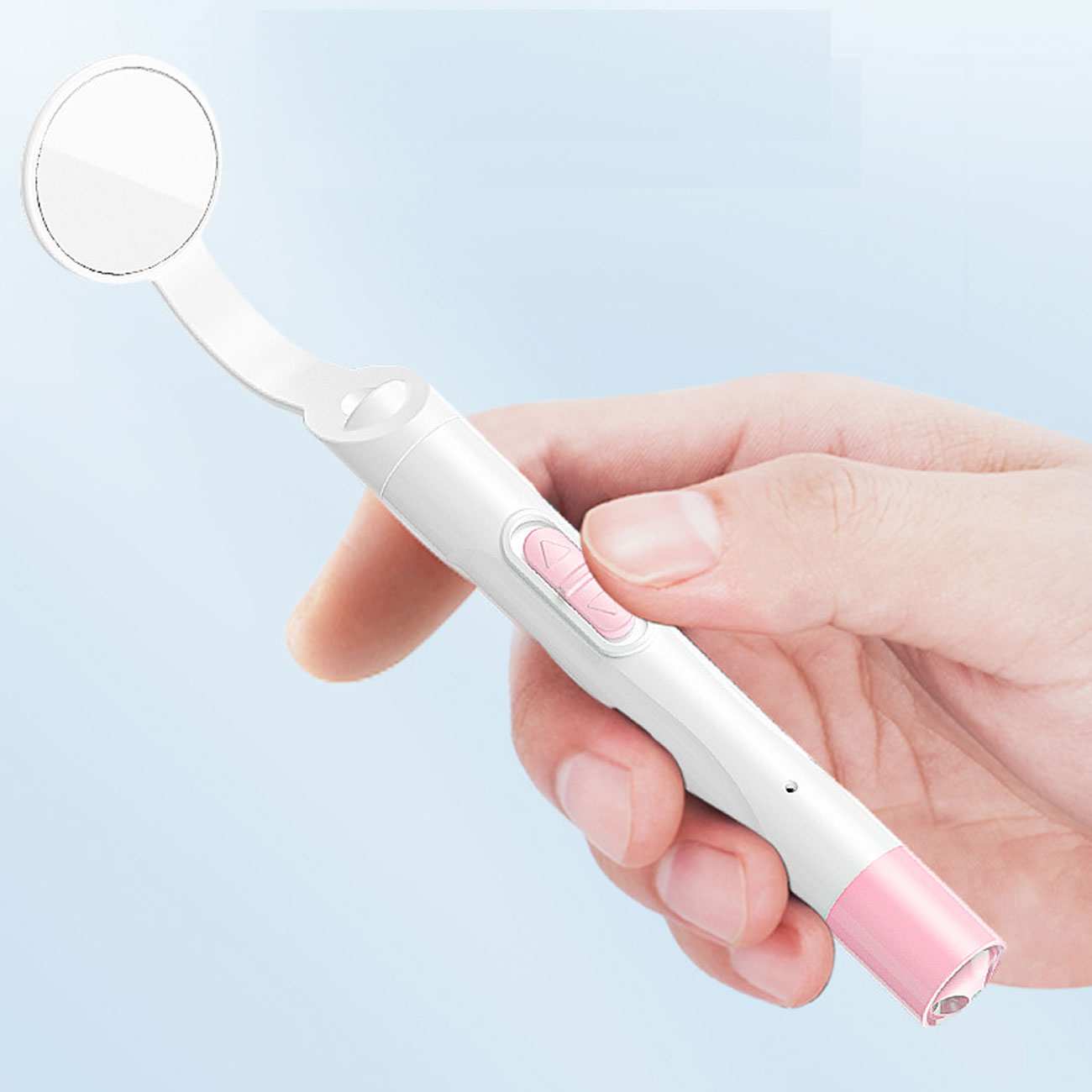 آینه دندان پزشکی دارای چراغ اسمایلینگ شارک SD-1024