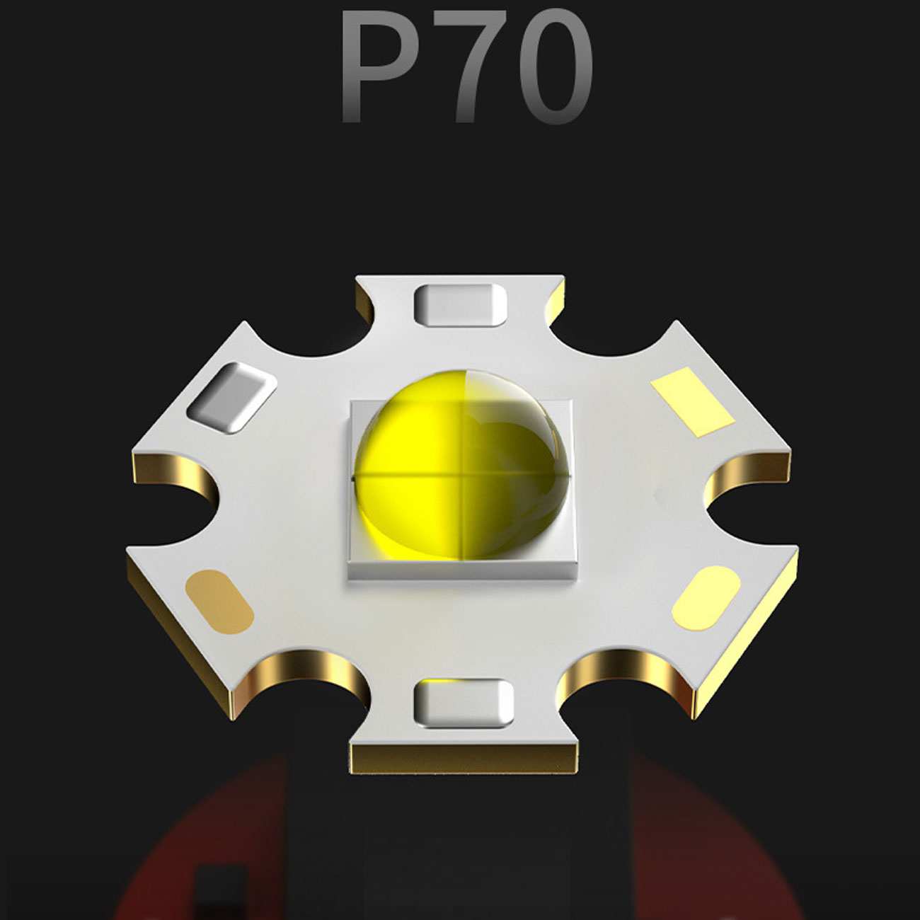 چراغ قوه پلیسی تی 6 پر نور ضدآب اسمایلینگ شارک ST-5180