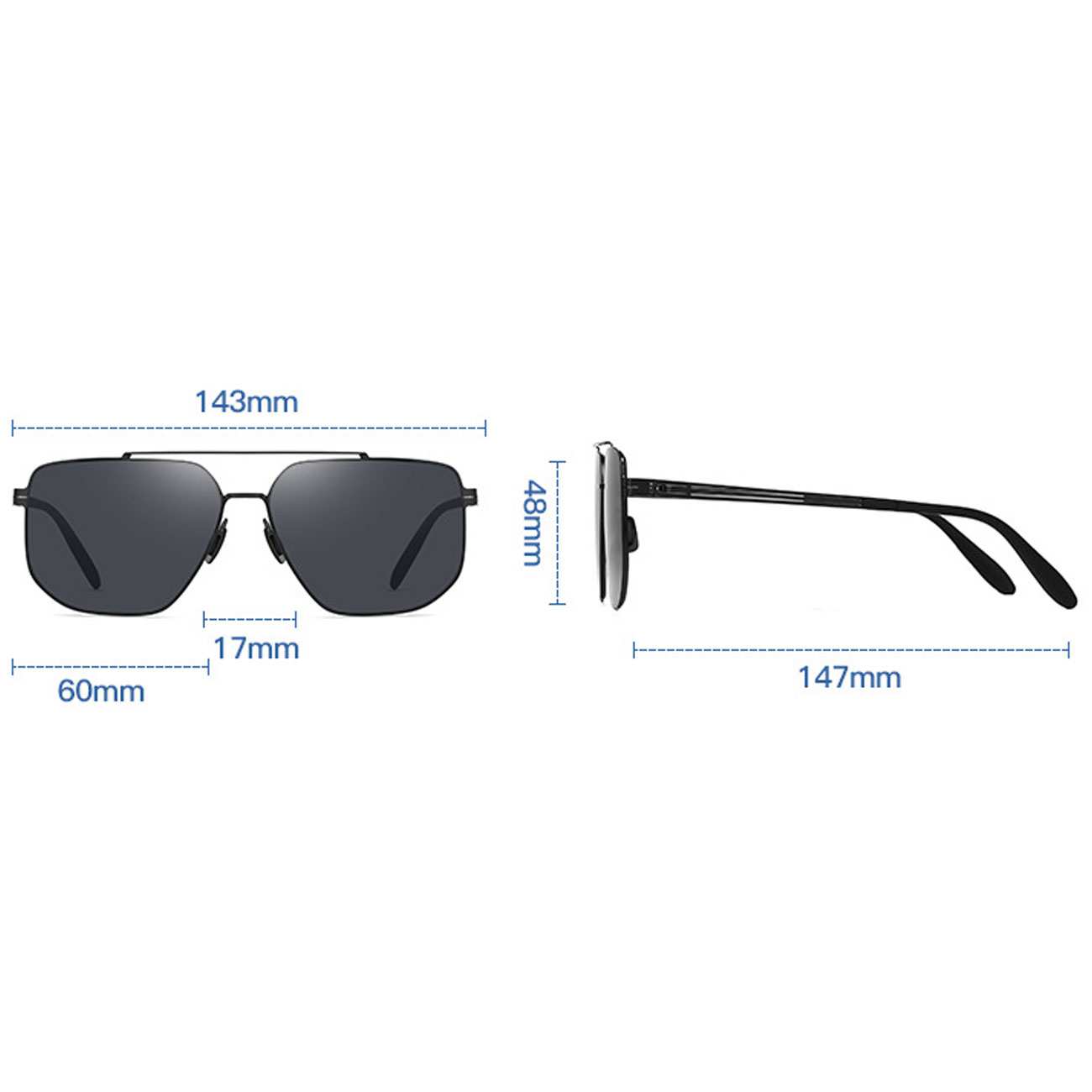 عینک آفتابی مردانه یو وی 400 پلاریزهCP7087