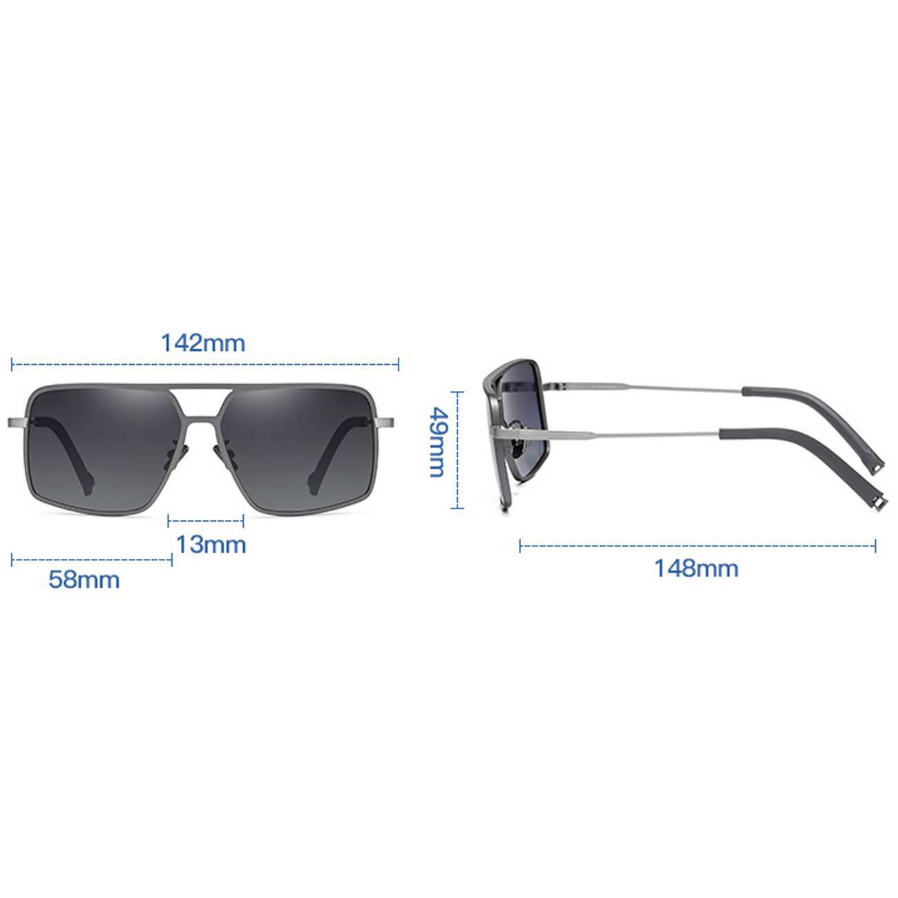 عینک آفتابی مردانه یو وی 400 پلاریزه B9708