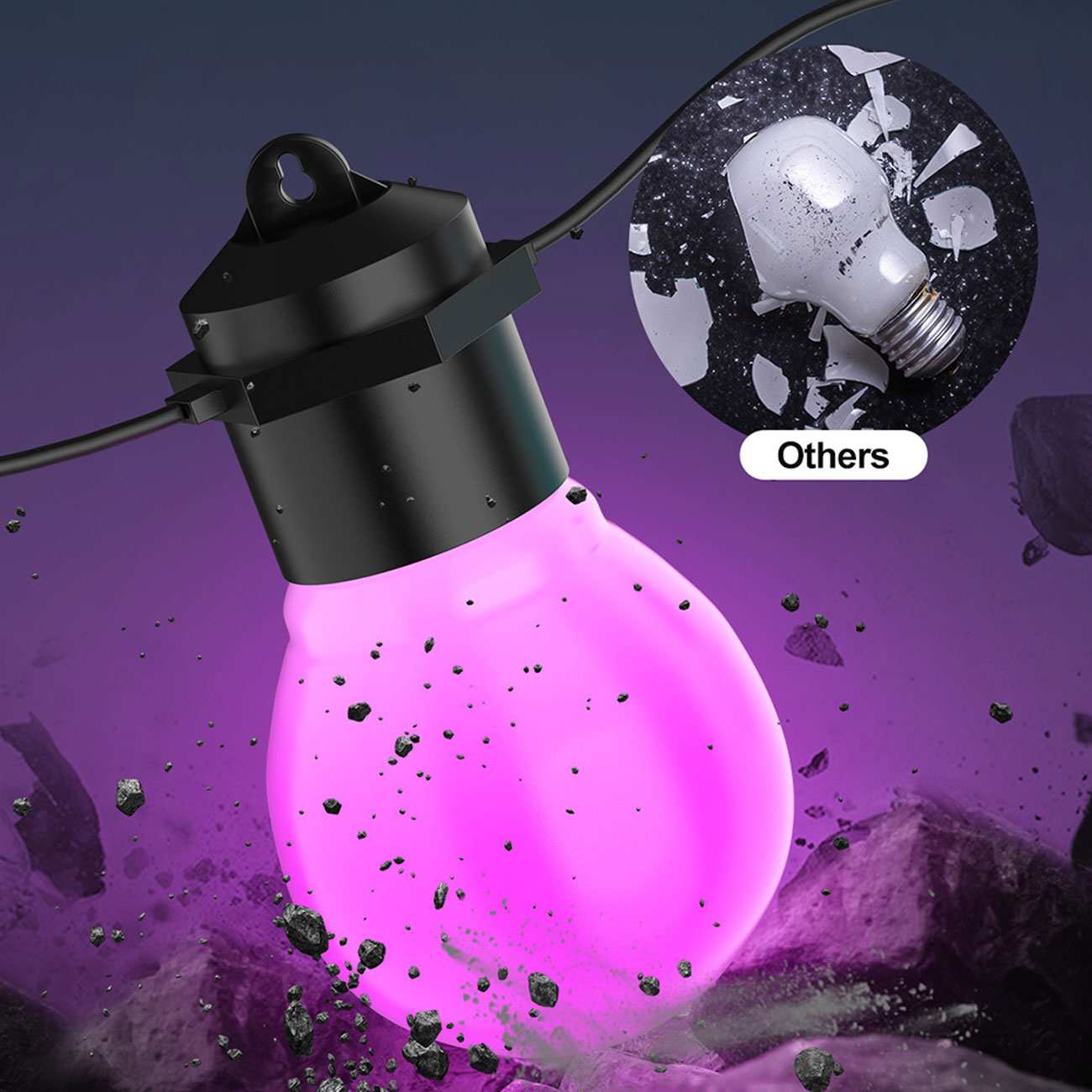 لامپ ریسه ای ال ای دی هوشمند 6 متری LDC-G50