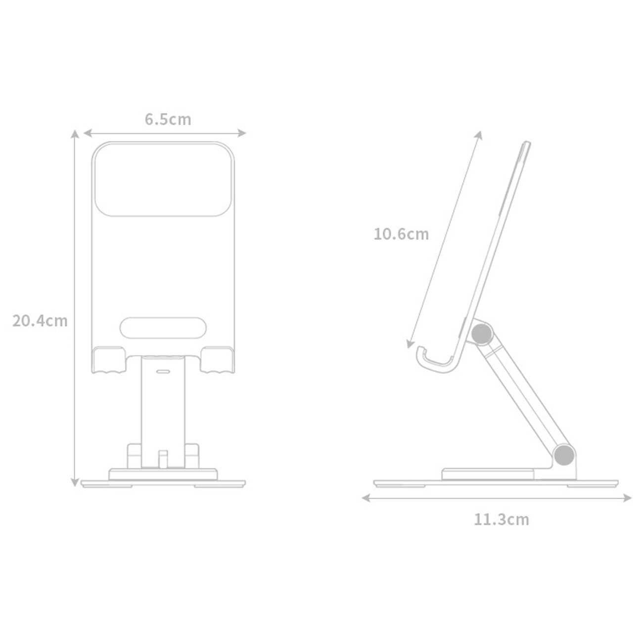 هولدر گوشی موبایل و تبلت رومیزی تاشو L70