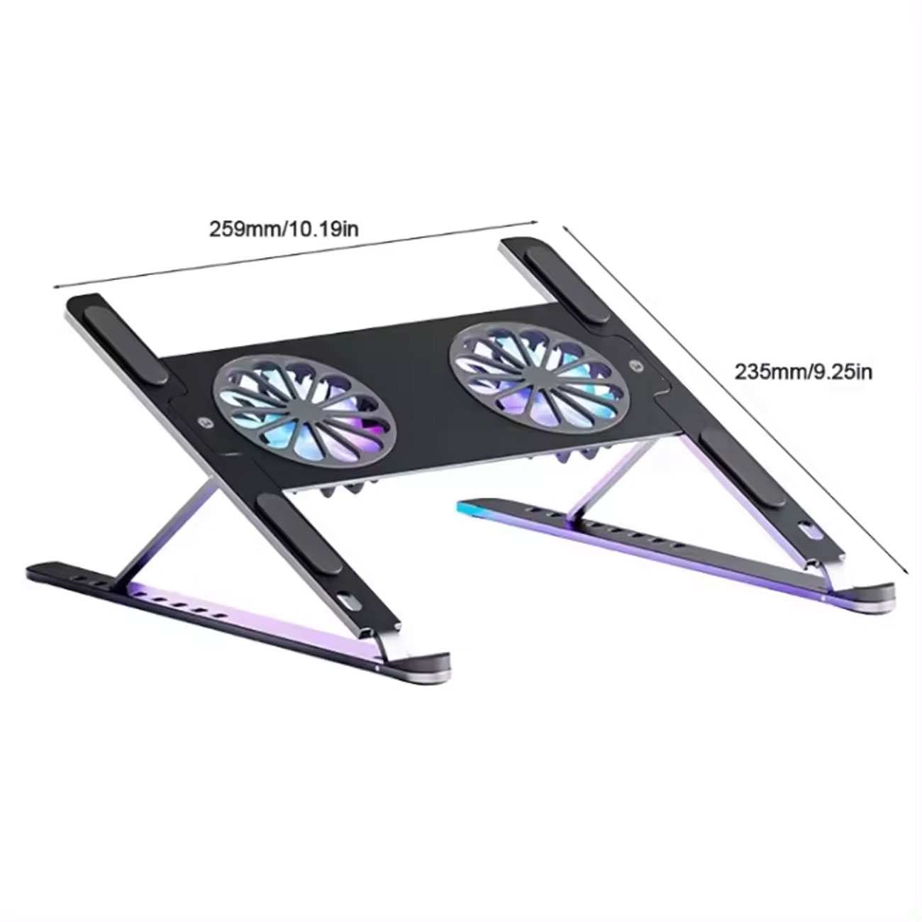 استند و پایه خنک کننده لپ تاپ و مک بوک تاشوی فلزی P11-F