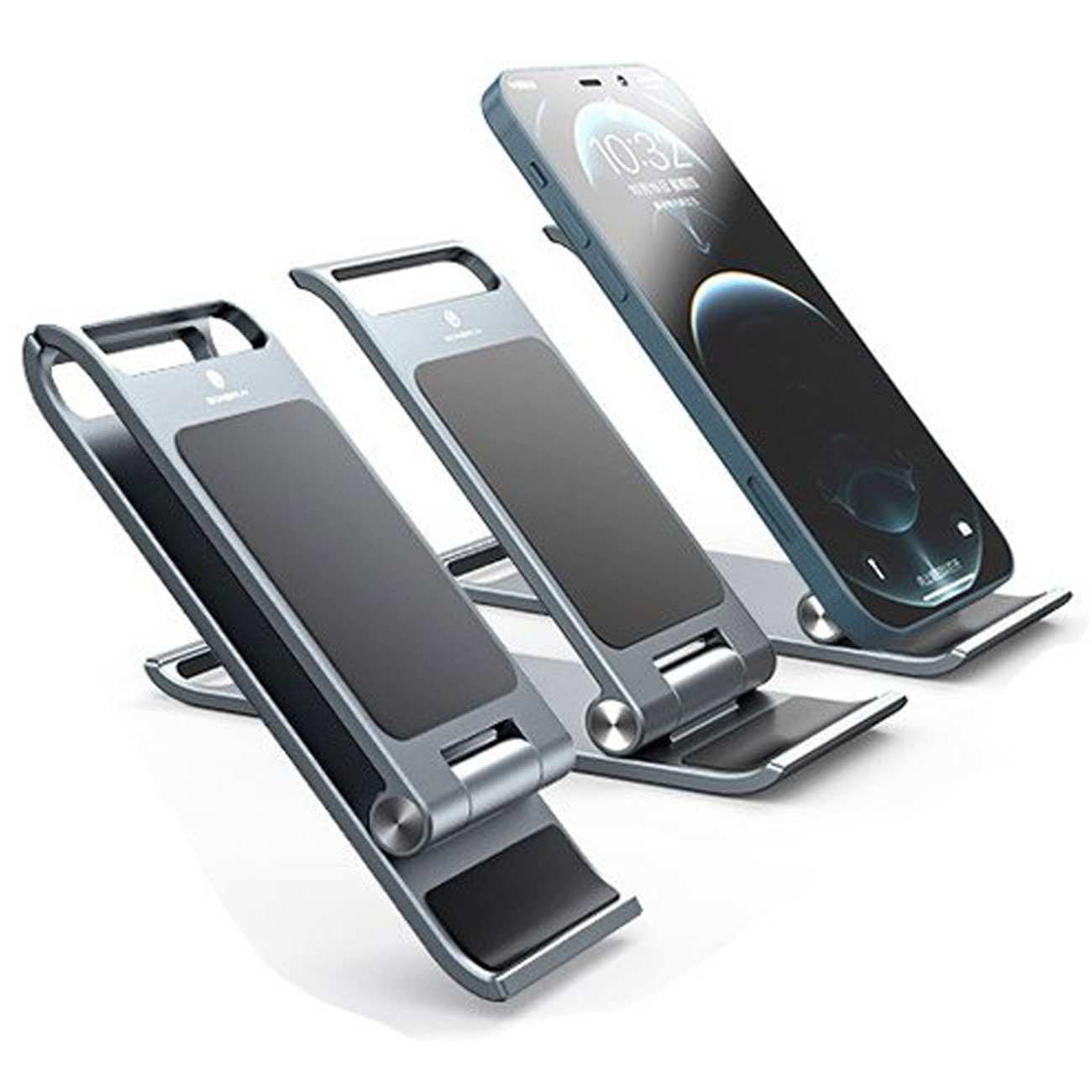 هولدر موبایل و تبلت رومیزی فلزی قابل حمل تاشو P19