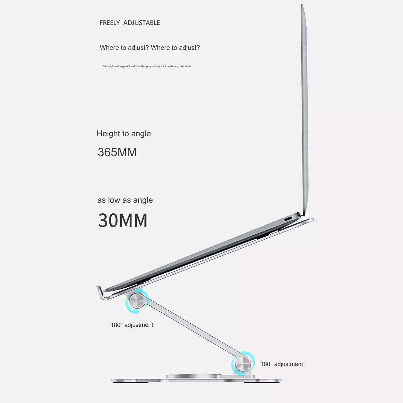 پایه نگهدارنده لپ تاپ فلزی تاشو L43