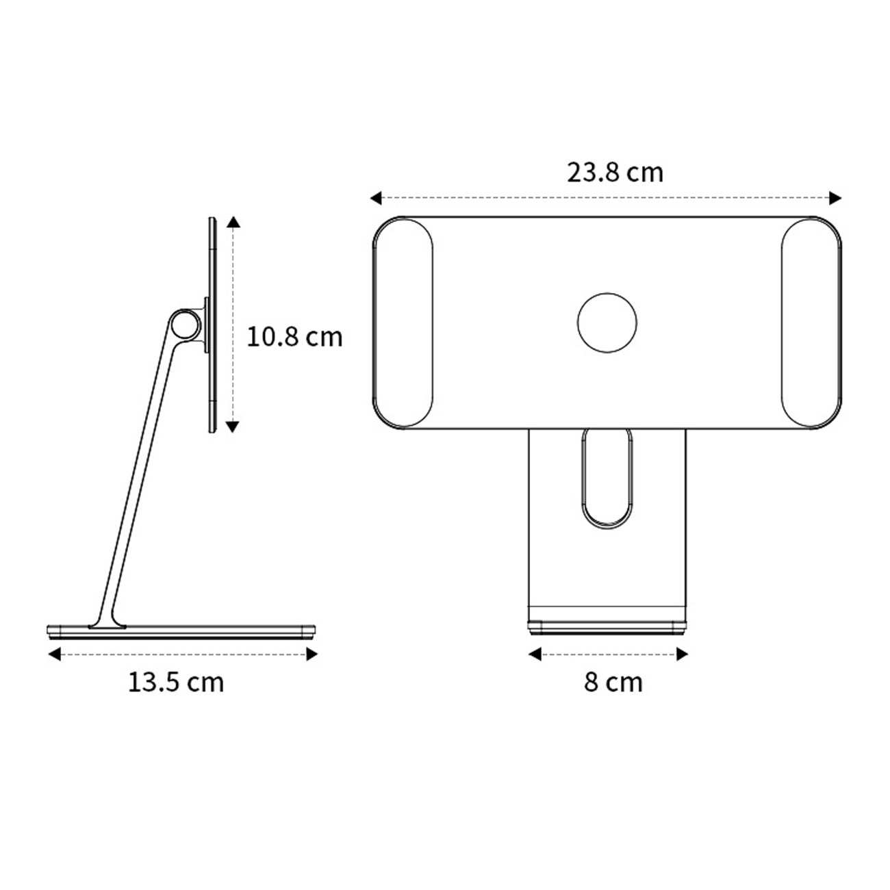 هولدر مگنتی آیپد پرو12.9 اینچ رومیزی فلزی C2