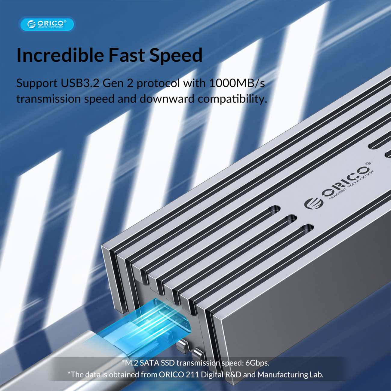 باکس هارد اس اس دی M.2 NVMe اوریکو M233C3-G4-GY-BP