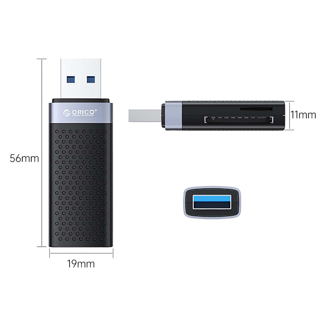 کارتخوان و رم ریدر پرسرعت حرفه ای اوریکو CS2T-A3-BK-EP