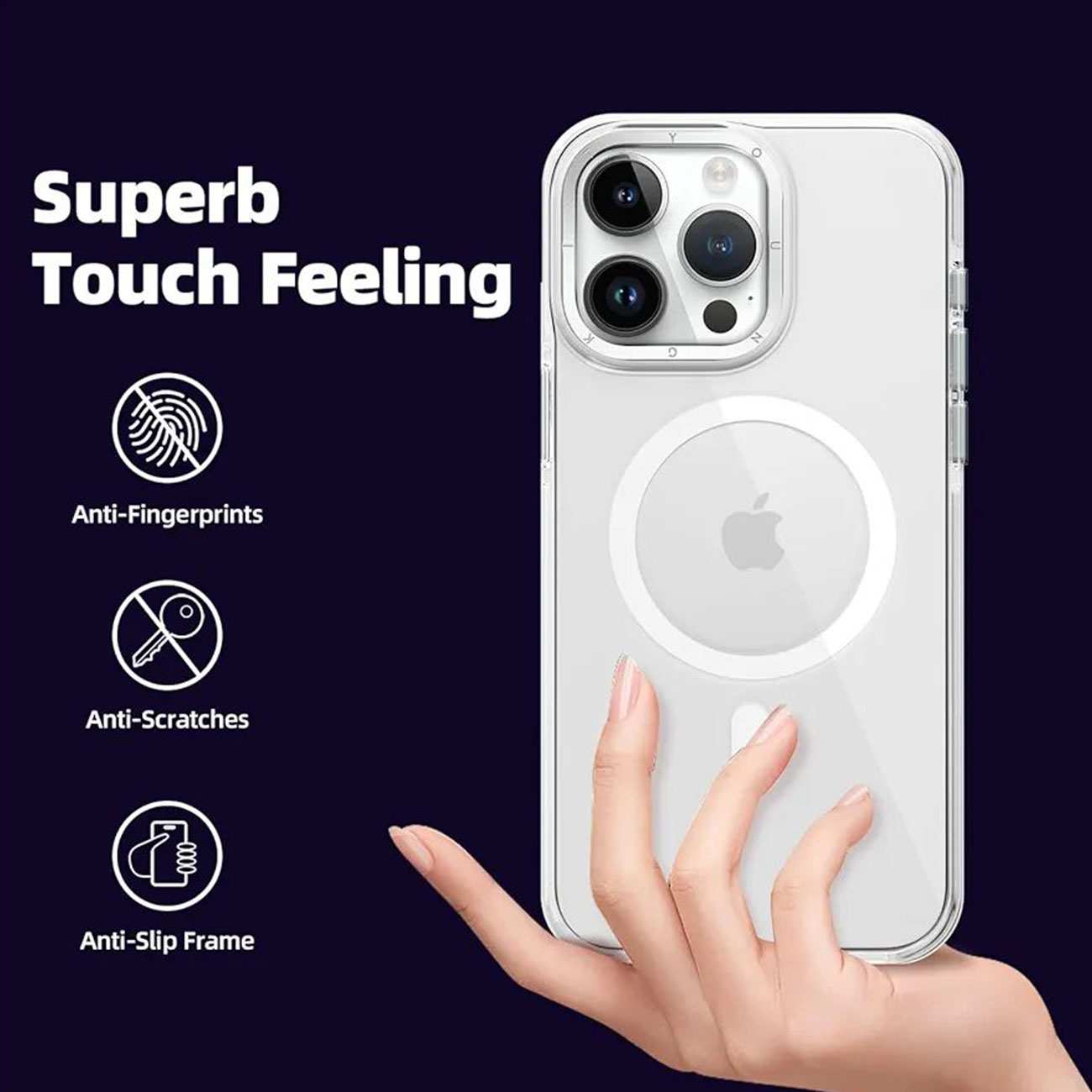 قاب مگنتی آیفون 15 پرومکس یانگ کیت Magnetic