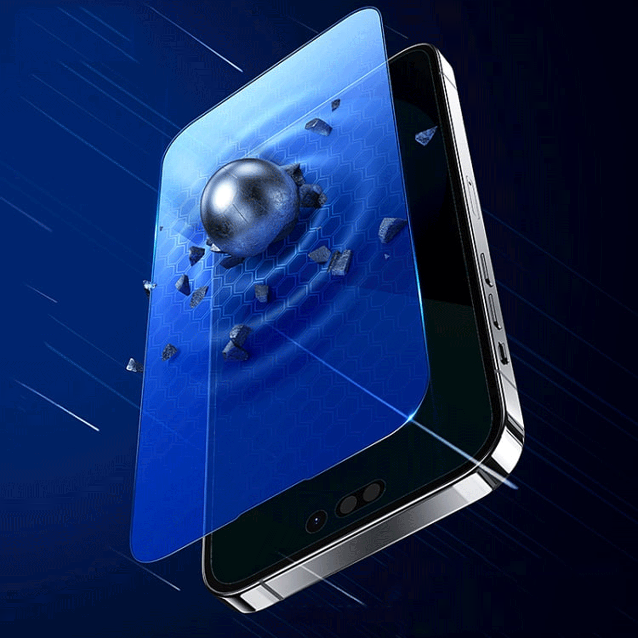 گلس آیفون 14 پرو پوسامز BH804M01