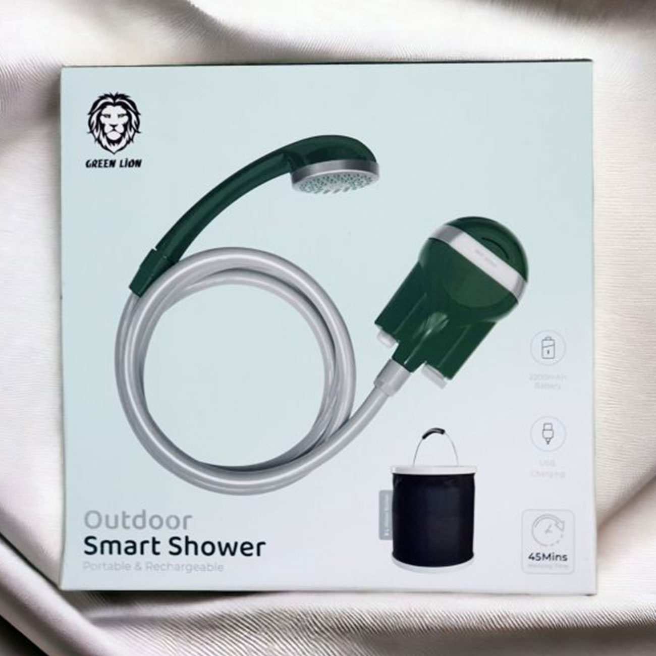 دوش حمام مسافرتی شارژی گرین لاین GNOTDSHWGN
