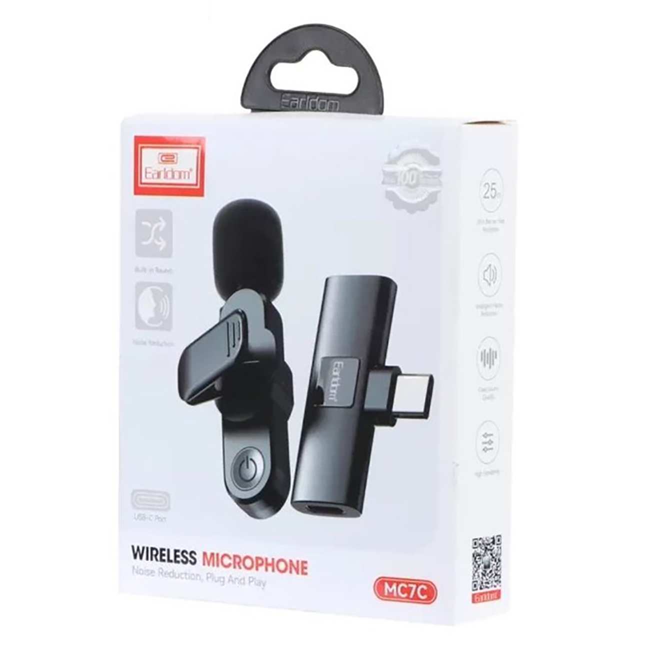میکروفون بی سیم یقه ای لایتنینگ ارلدام MC7L