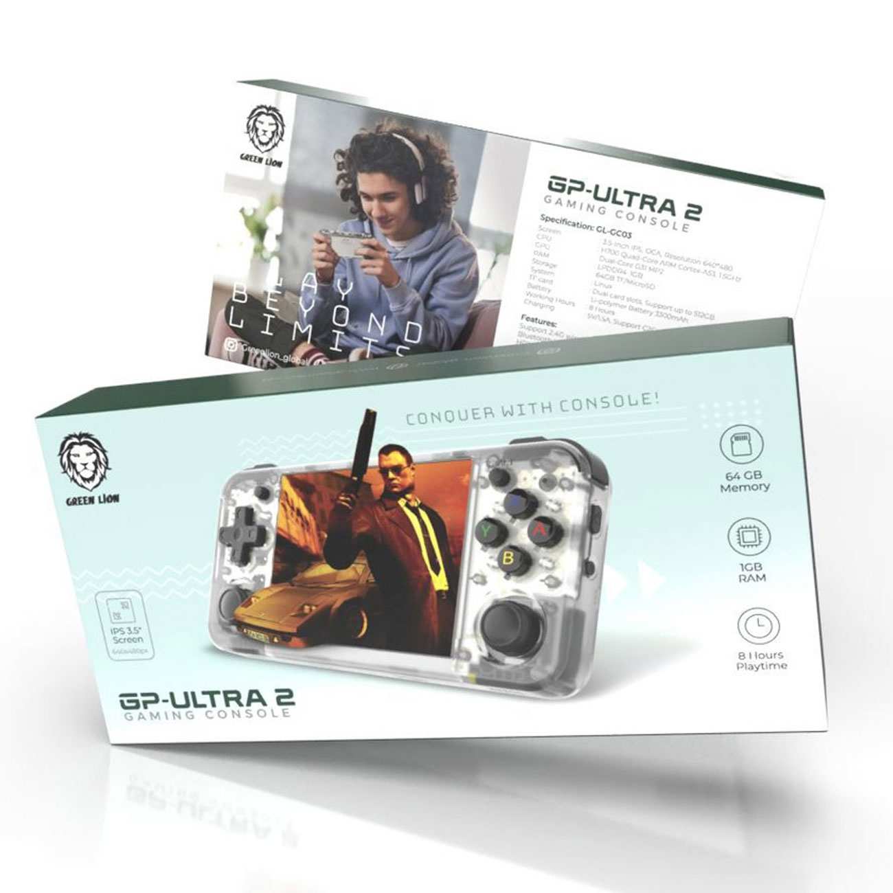 کنسول بازی گرین GP-Ultra 2 GNGPULT2GCBK