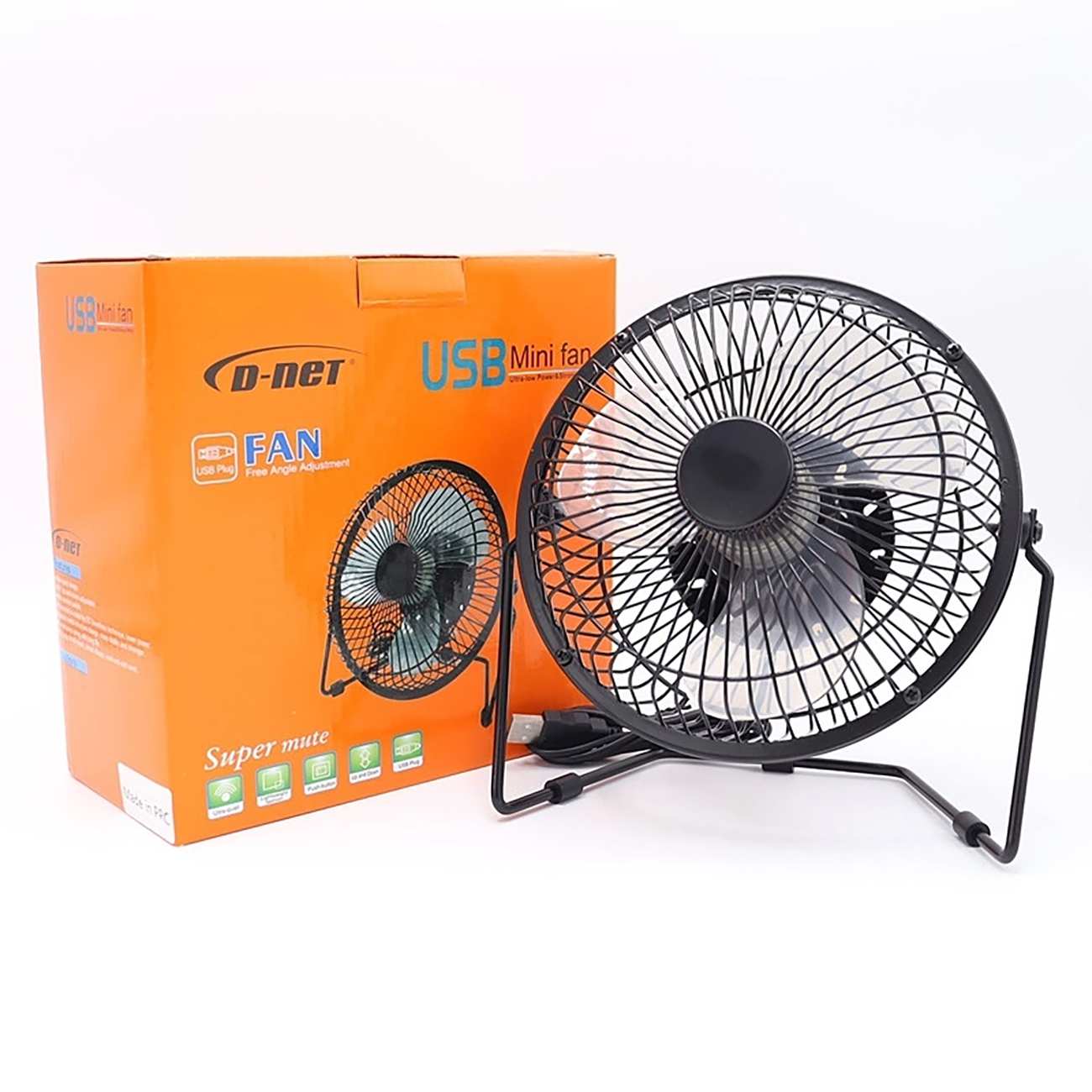 مینی پنکه رومیزی یو اس بی D-net