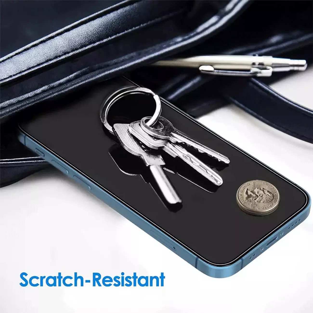 گلس آیفون 12 پرو مکس دولایه ژله ای Wotaer AR