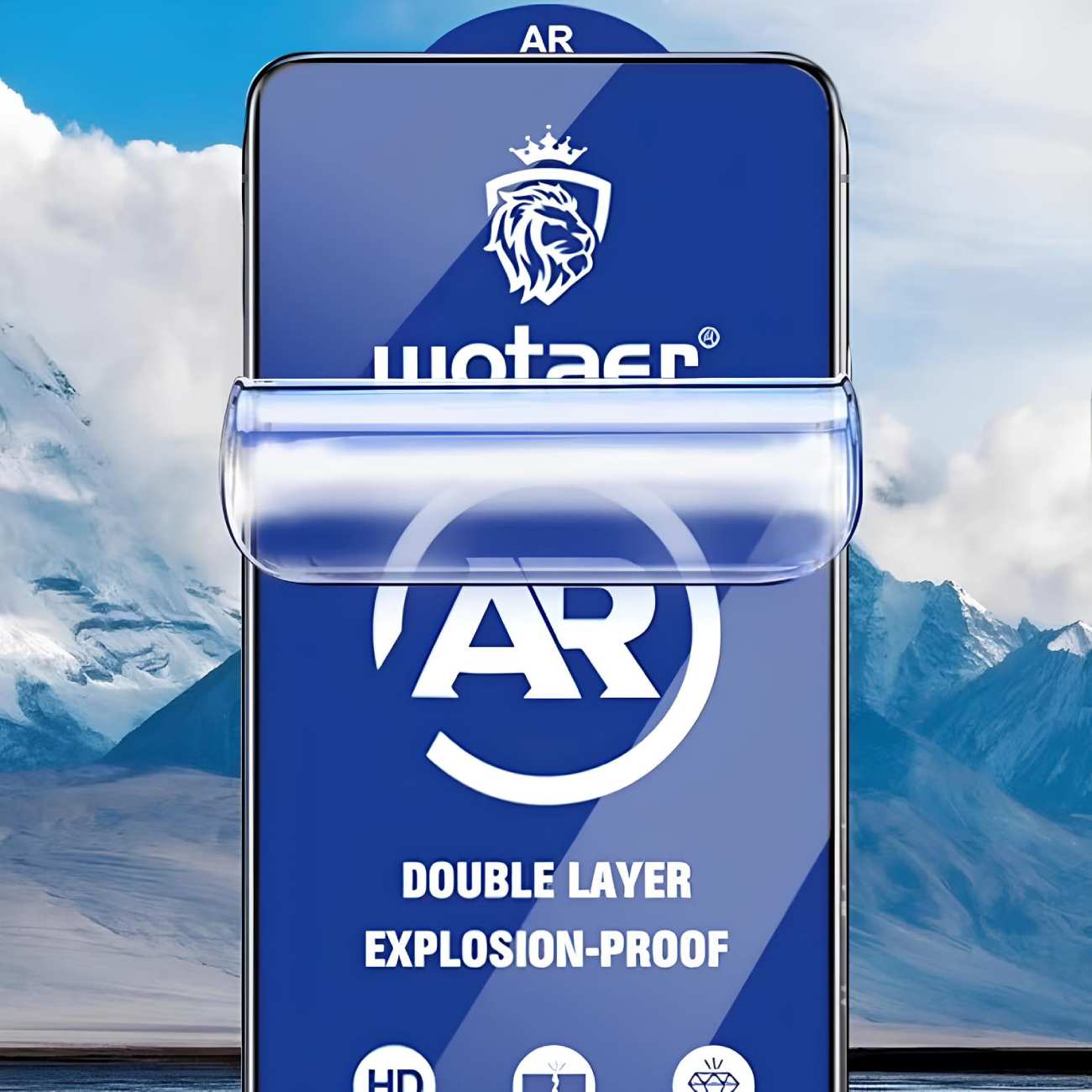 گلس ضد انعکاس نور آیفون 14 پرومکس Wotaer AR