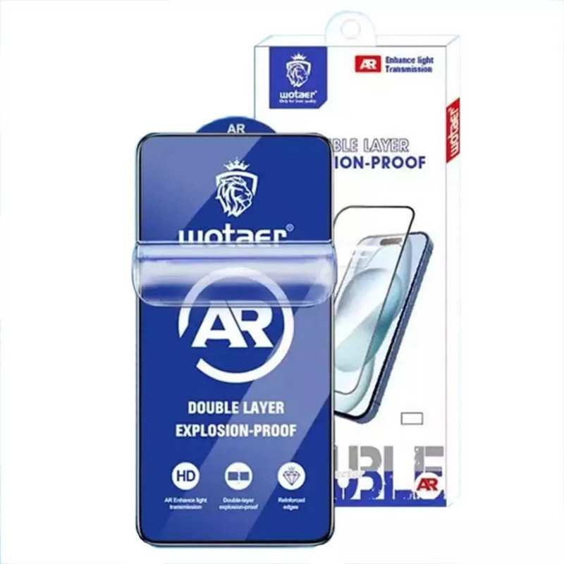 گلس شیشه ای ضدبازتاب آیفون 15 پرو Wotaer AR