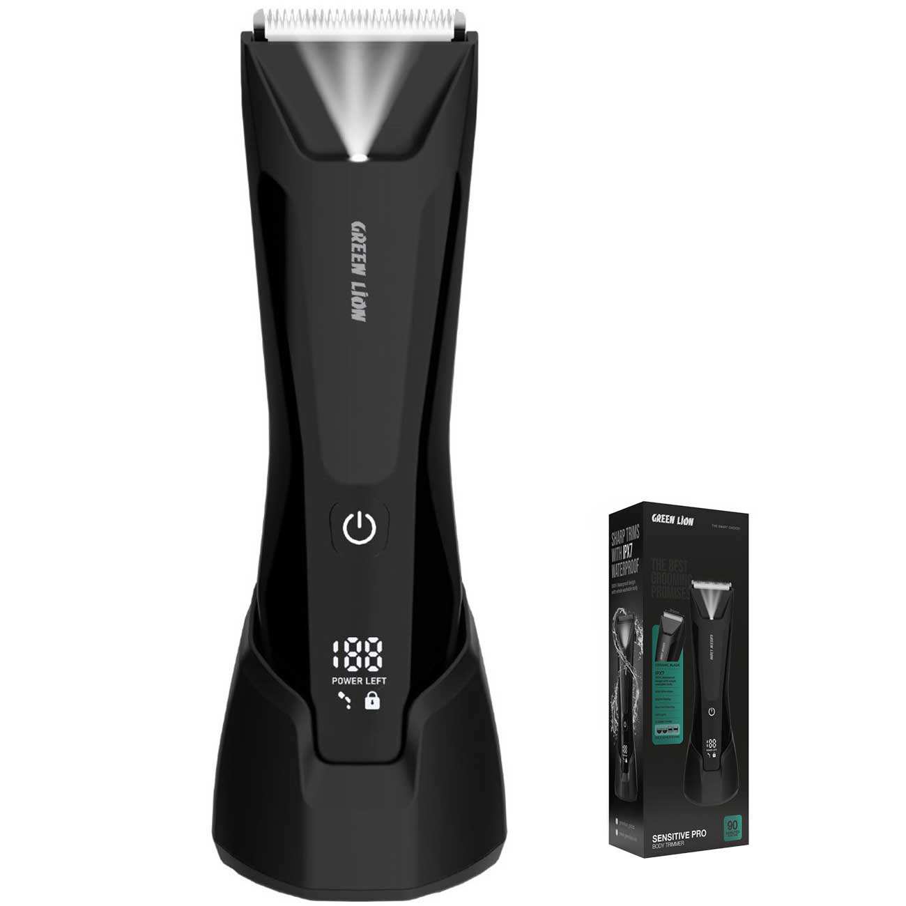 ماشین اصلاح بدن شارژی ضدآب گرین لاین GNSNRB21TMBK