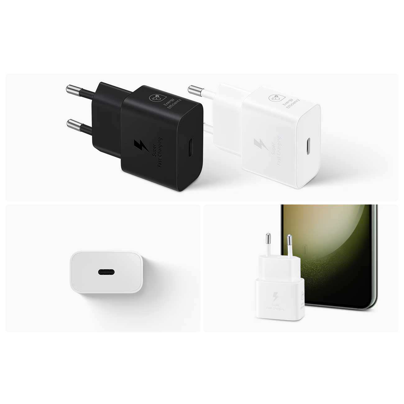 شارژر دیواری اصلی فست شارژ تایپ سی 25 وات سامسونگ EP-T2510N