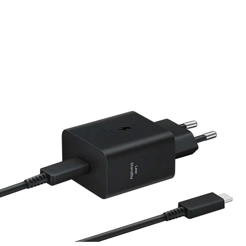 شارژر اصلی تایپ سی 45 وات همراه با کابل 5 آمپر سامسونگ EP-T4511