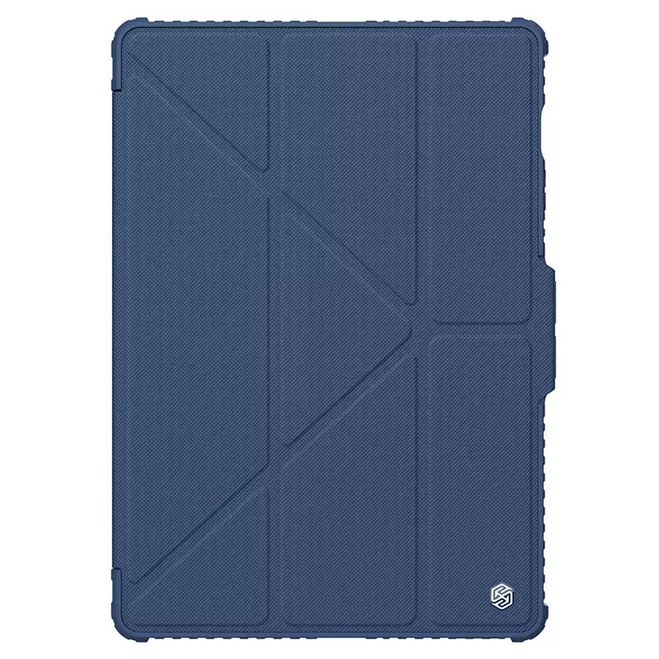 کاور کتابی بامپردار سامسونگ تب اس 9 اف ای پلاس نیلکین Bumper Leather cover