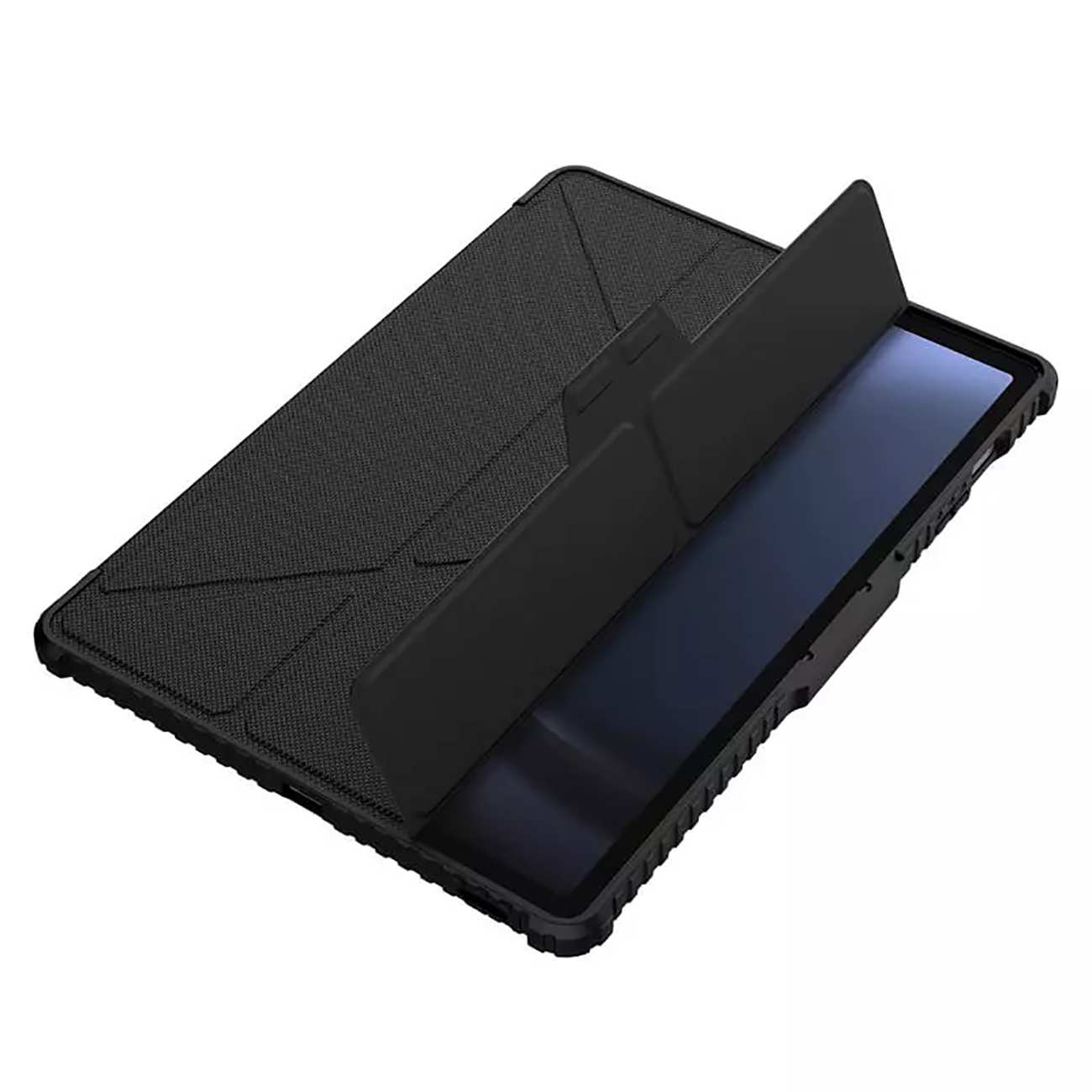 کاور کتابی بامپردار سامسونگ تب اس 9 اف ای پلاس نیلکین Bumper Leather cover