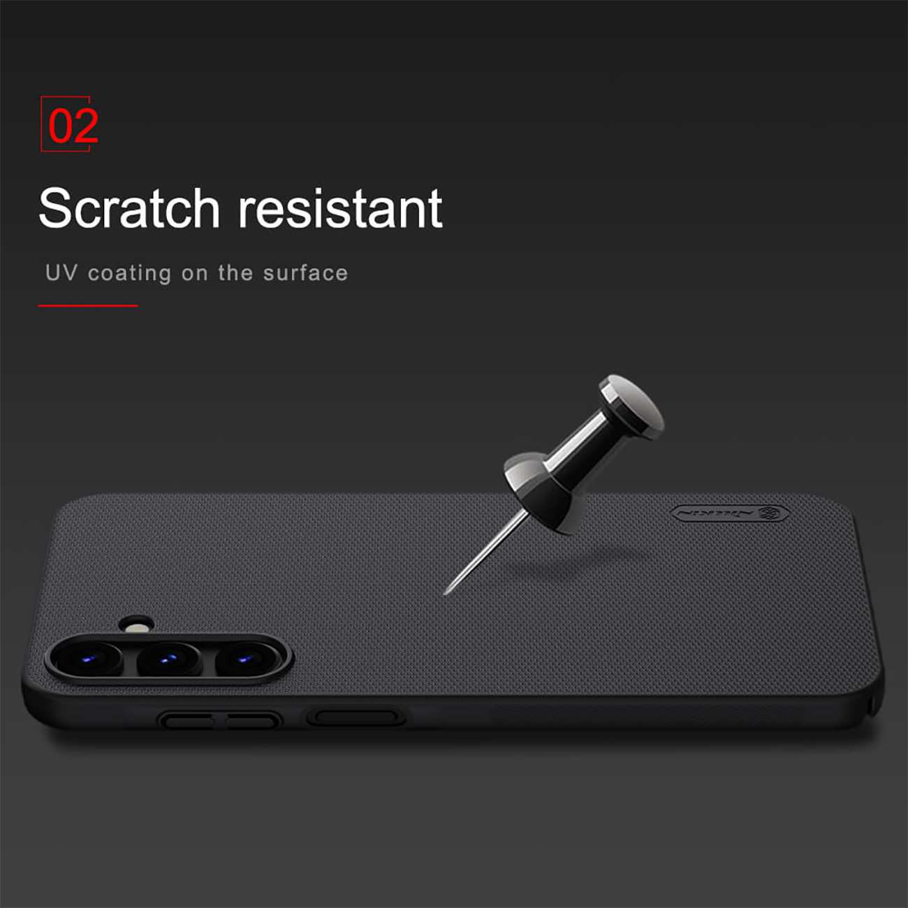 قاب محافظ سامسونگ گلگسی آ 15 نیلکین Super Frosted Shield