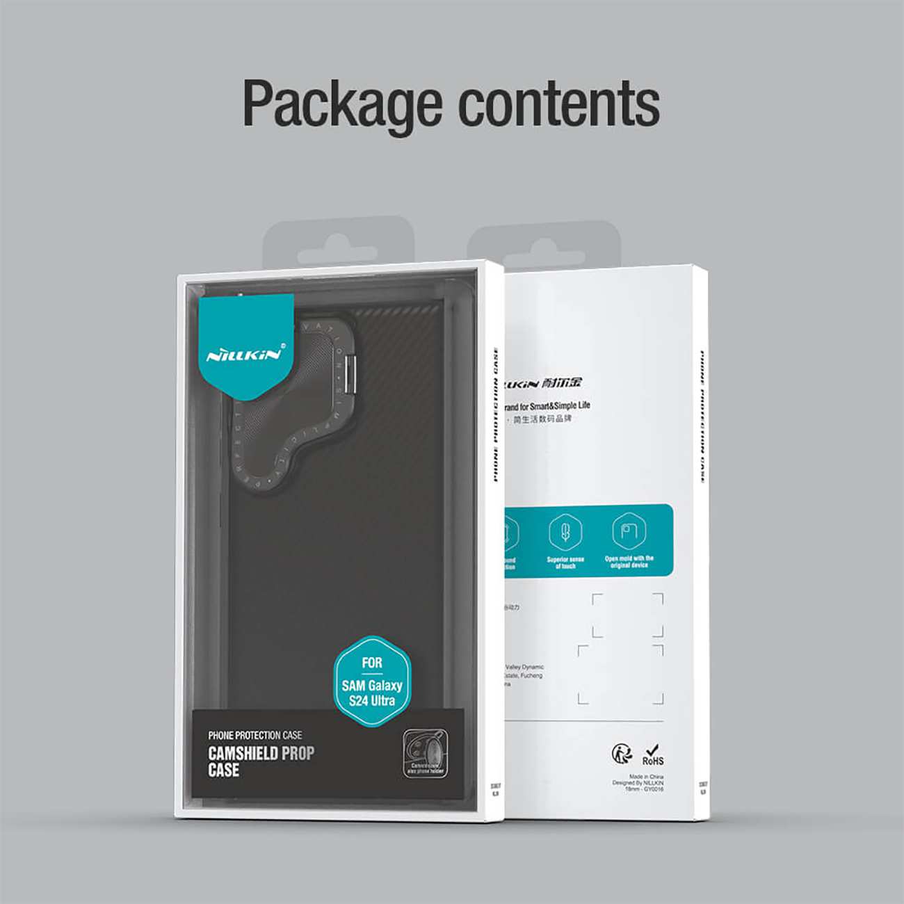 قاب محافظ سامسونگ گلکسی اس 24 اولترا نیلکین Camshield Prop