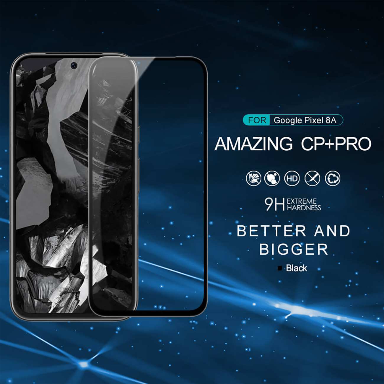 گلس گوشی گوگل پیکسل 8 آ نیلکین Amazing CP+ Pro