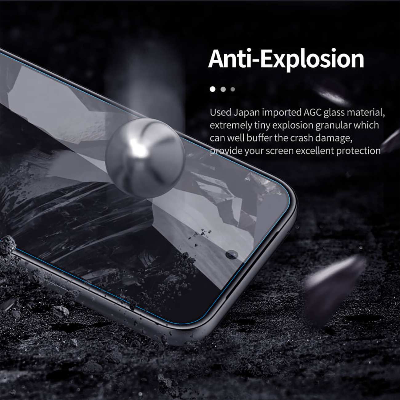 گلس گوشی گوگل پیکسل 8 آ نیلکین Amazing H+ Pro