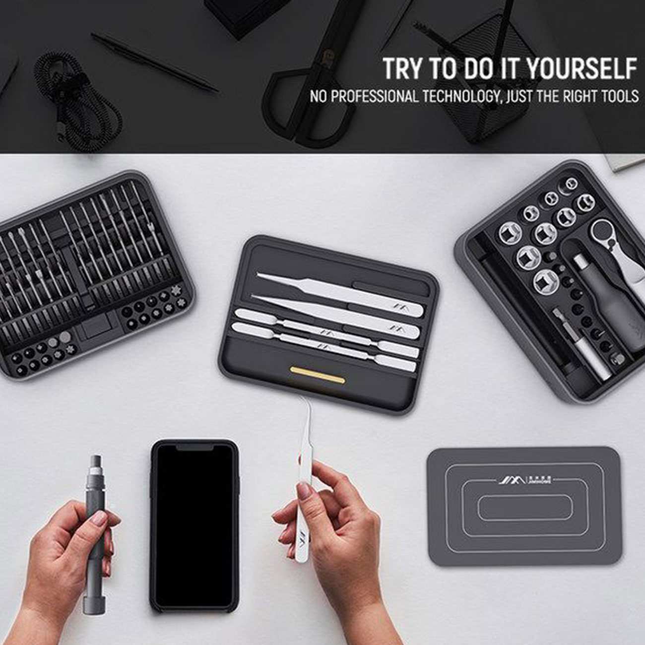 جعبه ابزار و مجموعه پیچ گوشتی 100 عددی یوپین شیائومی JM-FM3