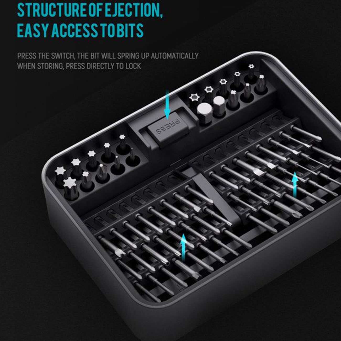 جعبه ابزار و مجموعه پیچ گوشتی 100 عددی یوپین شیائومی JM-FM3