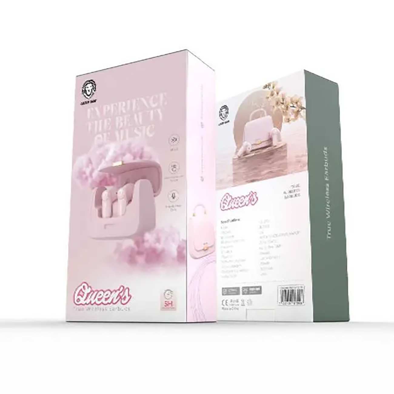 هندزفری بلوتوثی فانتزی گرین لاین GNQUEENSTWSWH