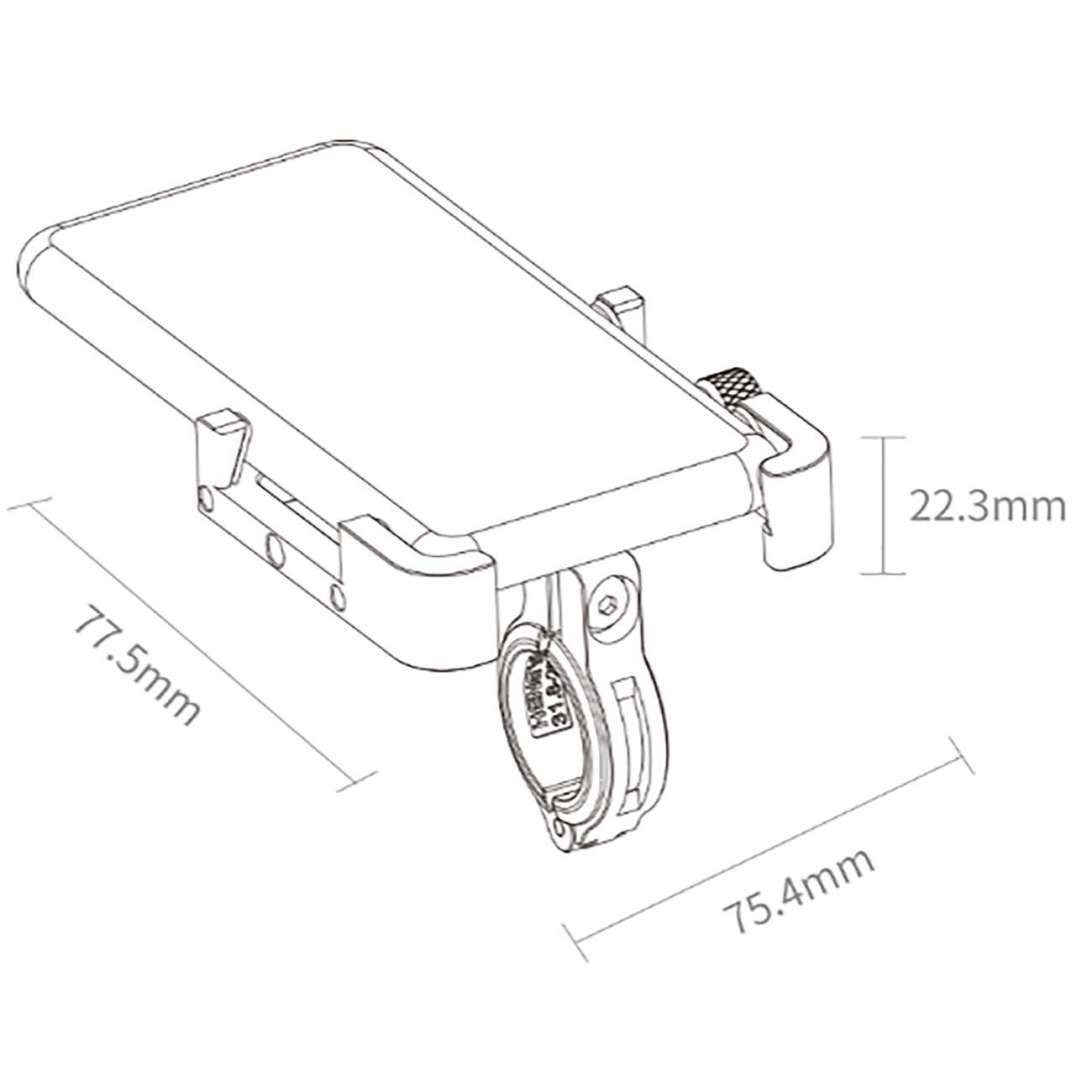 هولدر گوشی موبایل فرمان دوچرخه و موتورسیکلت شیائومی PH-C