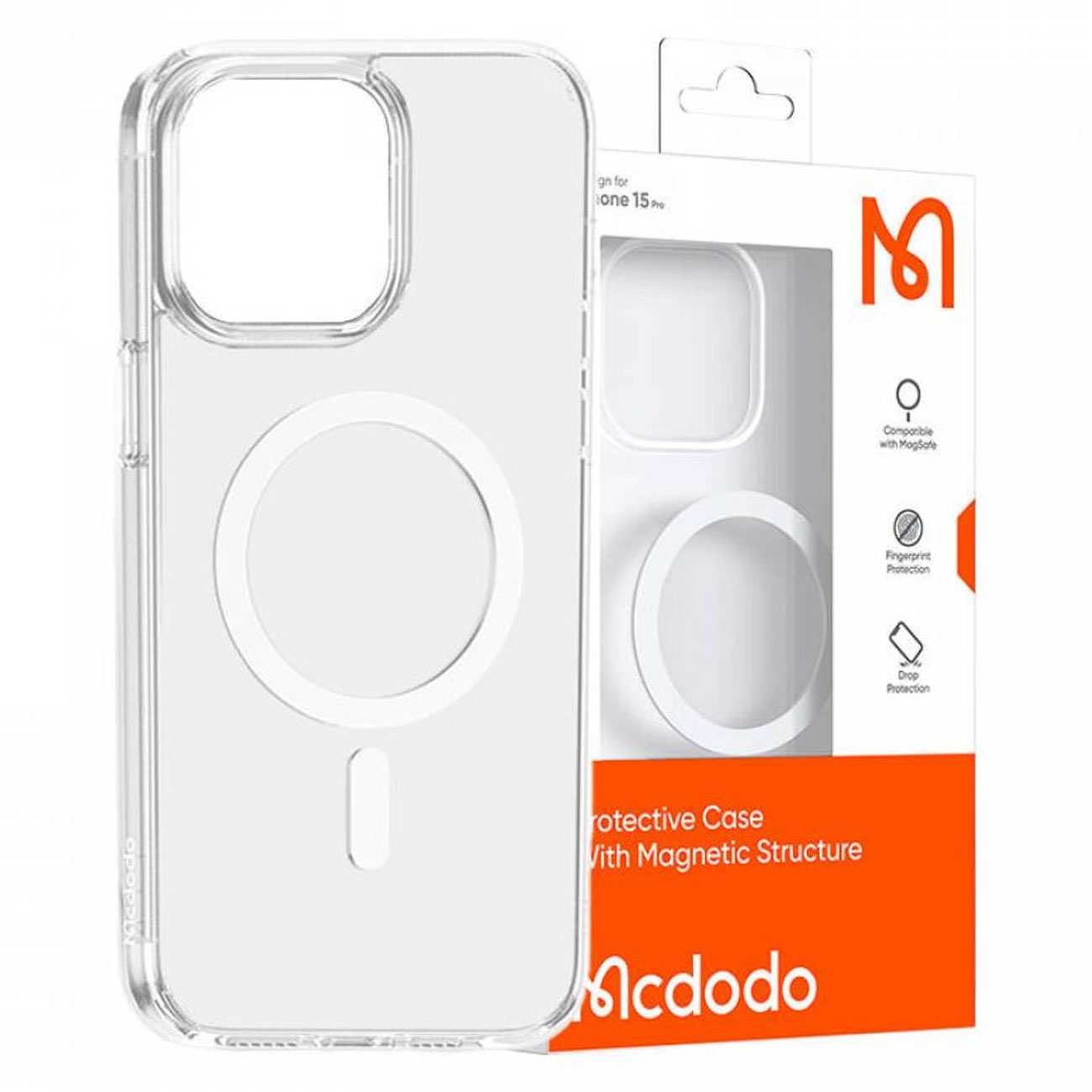 قاب شفاف مگ سیف آیفون 13 پرو مک دودو PC-166