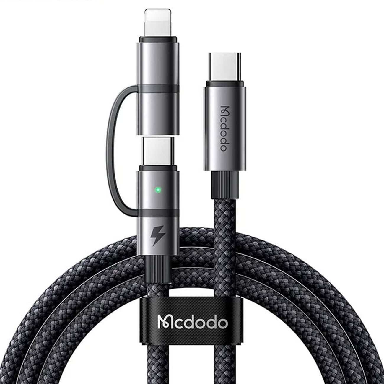 کابل شارژ سریع سه سر تایپ سی به تایپ سی و لایتنینگ مک دودو CA-045