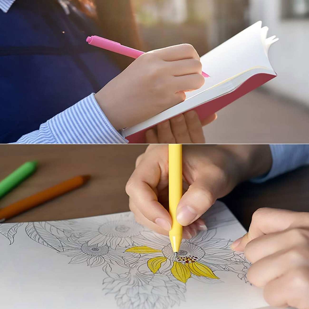 خودکار ژله ای رنگی 10 عددی کاکو K1015