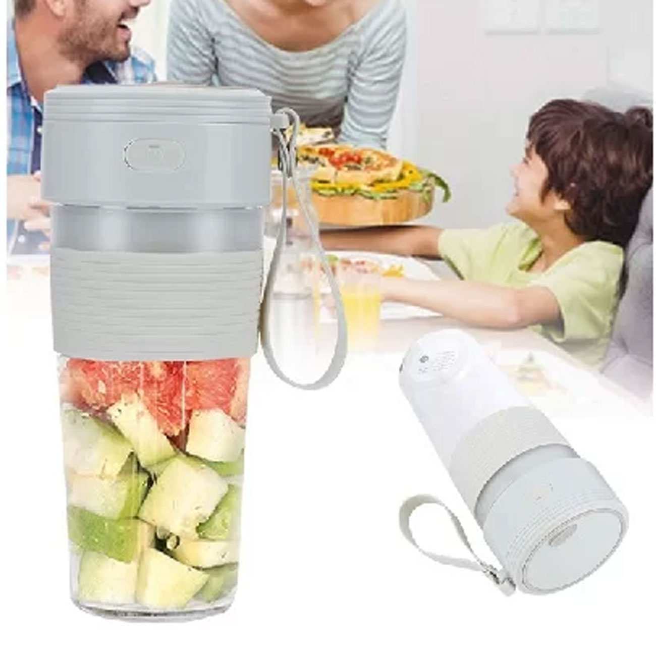 مخلوط کن و آبمیوهگیری شارژی قابل حمل 300 میلیلیتر پرووان PHP04