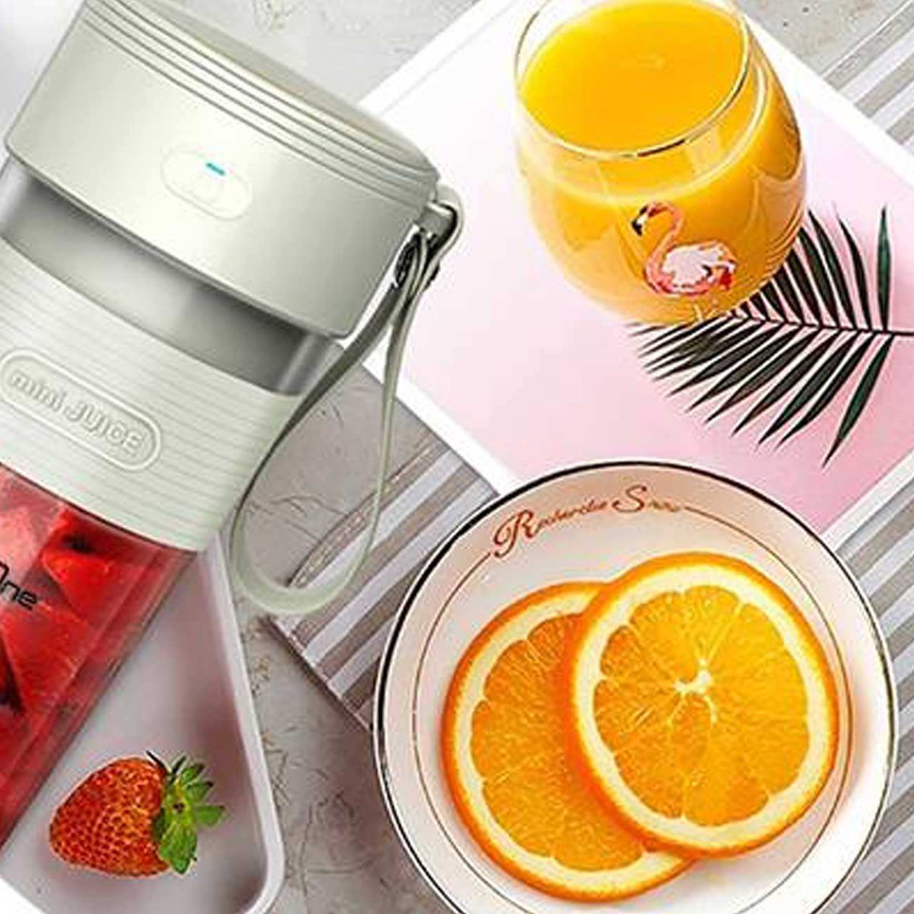مخلوط کن و آبمیوهگیری شارژی قابل حمل 300 میلیلیتر پرووان PHP04