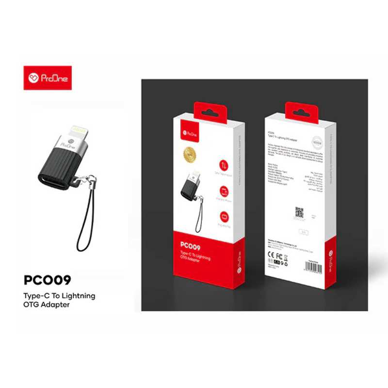 مبدل او تی جی آیفون تایپ سی به لایتنینگ پرووان PCO09