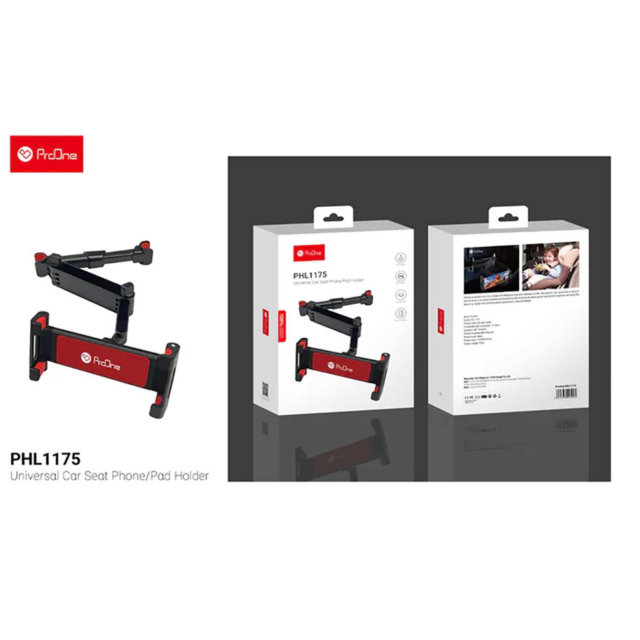 هولدر گوشی و موبایل و تبلت صندلی عقب خودرو پرووان PHL1175